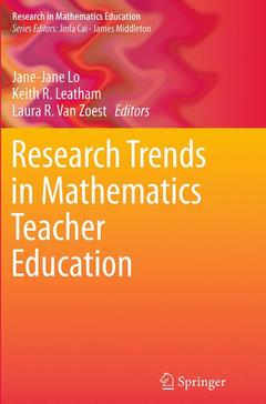 Cover of the book Research Trends in Mathematics Teacher Education