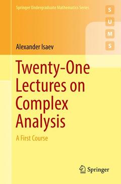 Couverture de l’ouvrage Twenty-One Lectures on Complex Analysis