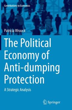 Couverture de l’ouvrage The Political Economy of Anti-dumping Protection