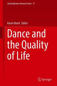 Couverture de l’ouvrage Dance and the Quality of Life
