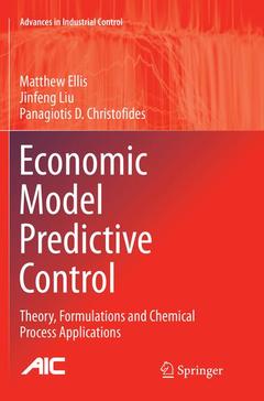 Couverture de l’ouvrage Economic Model Predictive Control