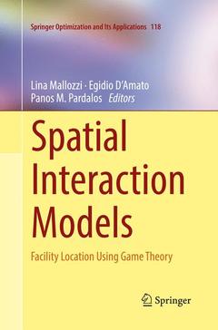 Couverture de l’ouvrage Spatial Interaction Models