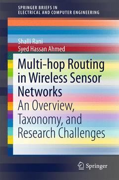 Couverture de l’ouvrage Multi-hop Routing in Wireless Sensor Networks