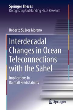 Couverture de l’ouvrage Interdecadal Changes in Ocean Teleconnections with the Sahel