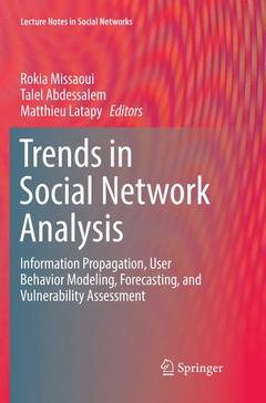 Couverture de l’ouvrage Trends in Social Network Analysis