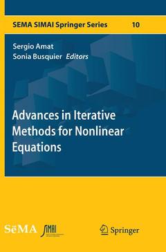 Couverture de l’ouvrage Advances in Iterative Methods for Nonlinear Equations