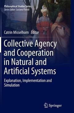 Couverture de l’ouvrage Collective Agency and Cooperation in Natural and Artificial Systems