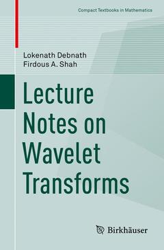 Couverture de l’ouvrage Lecture Notes on Wavelet Transforms