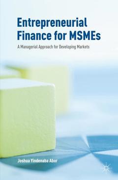 Couverture de l’ouvrage Entrepreneurial Finance for MSMEs