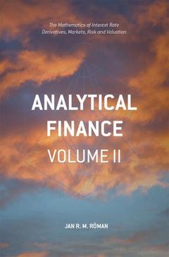Couverture de l’ouvrage Analytical Finance: Volume II