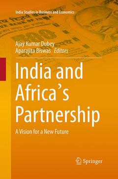 Couverture de l’ouvrage India and Africa's Partnership