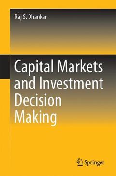 Couverture de l’ouvrage Capital Markets and Investment Decision Making