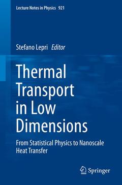 Cover of the book Thermal Transport in Low Dimensions