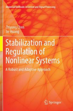 Couverture de l’ouvrage Stabilization and Regulation of Nonlinear Systems