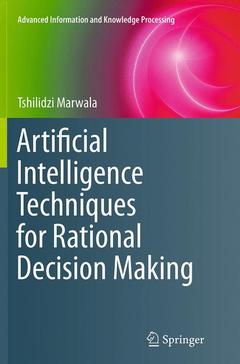 Couverture de l’ouvrage Artificial Intelligence Techniques for Rational Decision Making