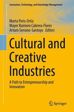 Couverture de l’ouvrage Cultural and Creative Industries