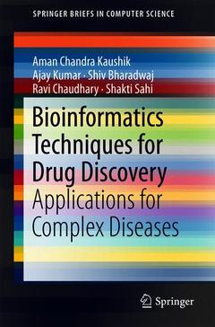 Couverture de l’ouvrage Bioinformatics Techniques for Drug Discovery