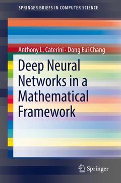 Couverture de l’ouvrage Deep Neural Networks in a Mathematical Framework
