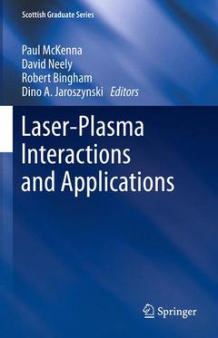 Couverture de l’ouvrage Laser-Plasma Interactions and Applications