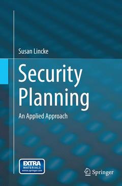 Couverture de l’ouvrage Security Planning