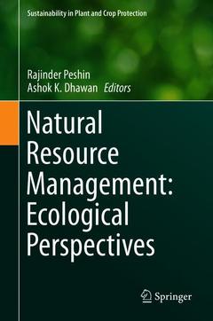 Couverture de l’ouvrage Natural Resource Management: Ecological Perspectives 