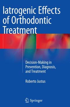 Couverture de l’ouvrage Iatrogenic Effects of Orthodontic Treatment