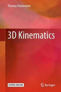 Couverture de l’ouvrage 3D Kinematics