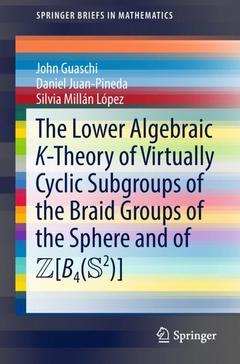 Couverture de l’ouvrage The Lower Algebraic K-Theory of Virtually Cyclic Subgroups of the Braid Groups of the Sphere and of ZB4(S2) 
