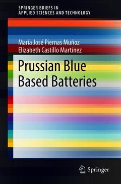 Couverture de l’ouvrage Prussian Blue Based Batteries