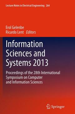 Couverture de l’ouvrage Information Sciences and Systems 2013