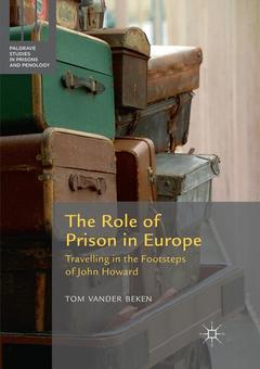 Couverture de l’ouvrage The Role of Prison in Europe