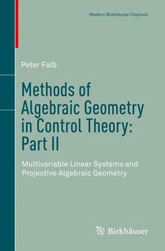 Cover of the book Methods of Algebraic Geometry in Control Theory: Part II