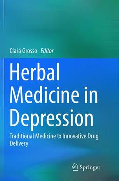 Couverture de l’ouvrage Herbal Medicine in Depression