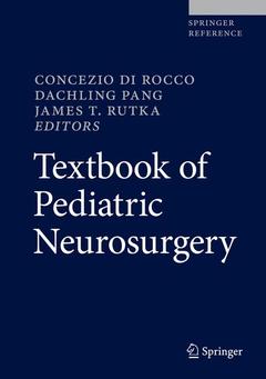 Couverture de l’ouvrage Textbook of Pediatric Neurosurgery