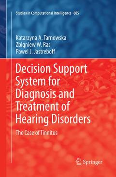 Couverture de l’ouvrage Decision Support System for Diagnosis and Treatment of Hearing Disorders