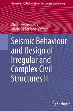 Couverture de l’ouvrage Seismic Behaviour and Design of Irregular and Complex Civil Structures II