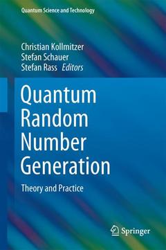 Couverture de l’ouvrage Quantum Random Number Generation