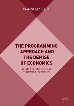 Couverture de l’ouvrage The Programming Approach and the Demise of Economics