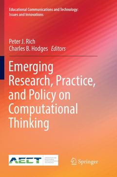 Cover of the book Emerging Research, Practice, and Policy on Computational Thinking