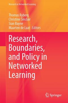 Couverture de l’ouvrage Research, Boundaries, and Policy in Networked Learning
