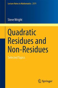 Couverture de l’ouvrage Quadratic Residues and Non-Residues