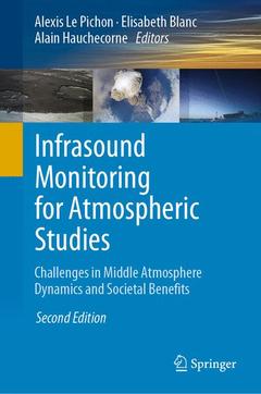 Couverture de l’ouvrage Infrasound Monitoring for Atmospheric Studies