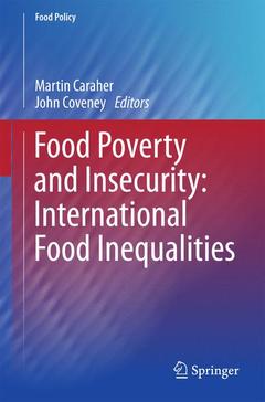 Couverture de l’ouvrage Food Poverty and Insecurity: International Food Inequalities