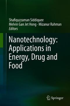 Couverture de l’ouvrage Nanotechnology: Applications in Energy, Drug and Food