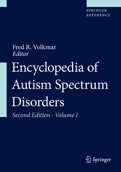 Couverture de l’ouvrage Encyclopedia of Autism Spectrum Disorders