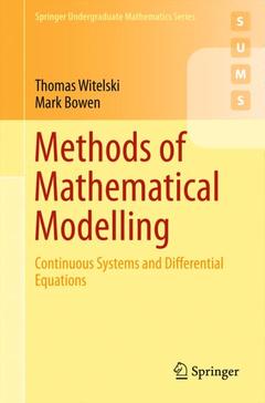 Couverture de l’ouvrage Methods of Mathematical Modelling