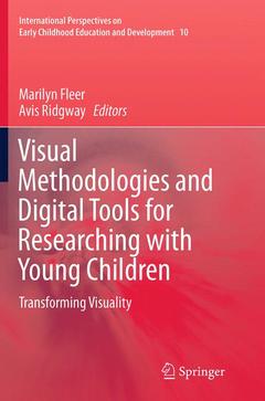 Couverture de l’ouvrage Visual Methodologies and Digital Tools for Researching with Young Children