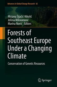 Couverture de l’ouvrage Forests of Southeast Europe Under a Changing Climate