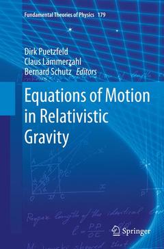 Couverture de l’ouvrage Equations of Motion in Relativistic Gravity