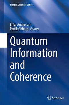 Couverture de l’ouvrage Quantum Information and Coherence
